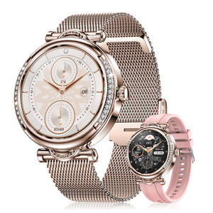 The Latest in Women's Luxury Smartwatches 2024 – Full Touch Display, SOS, IP67 Waterproof, Designed for Women!