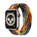 BRACELET APPLE WATCH EN NYLON TRESSÉ - LES MULTICOLORS