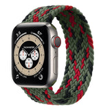 BRACELET APPLE WATCH EN NYLON TRESSÉ - LES MULTICOLORS