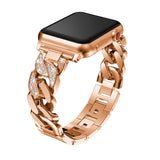 Bracelet en acier inoxydable Apple Watch pour femme